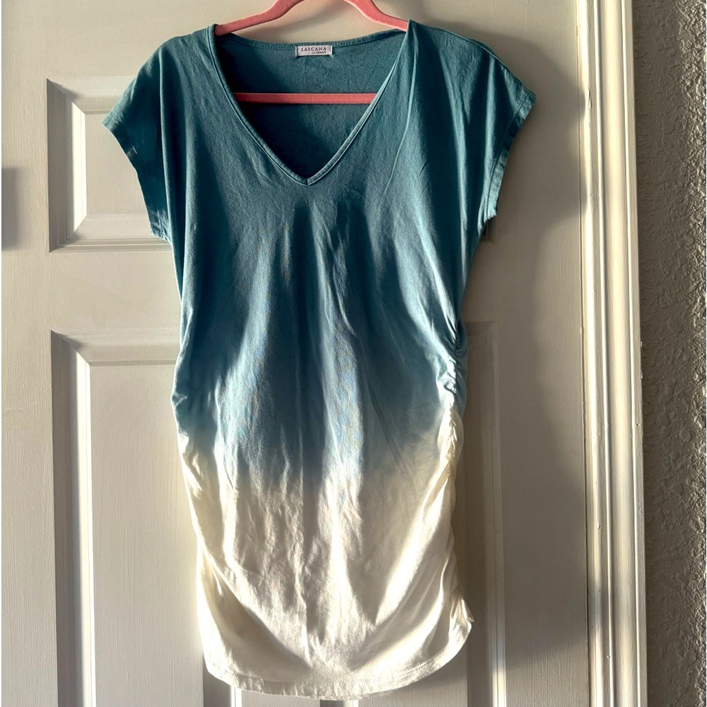LASCANA - Light Blue Ombré into White. Size Small